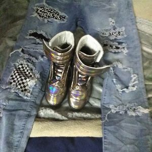 Mason Martin Margielas sz 8.5 and Mike Amiri jeans